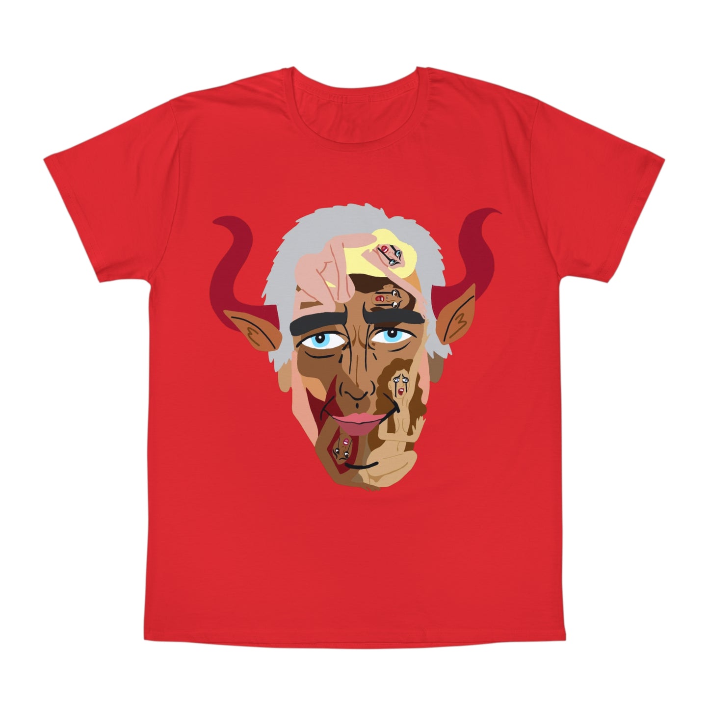 Iconic Devil Face T‑Shirt — Epstein