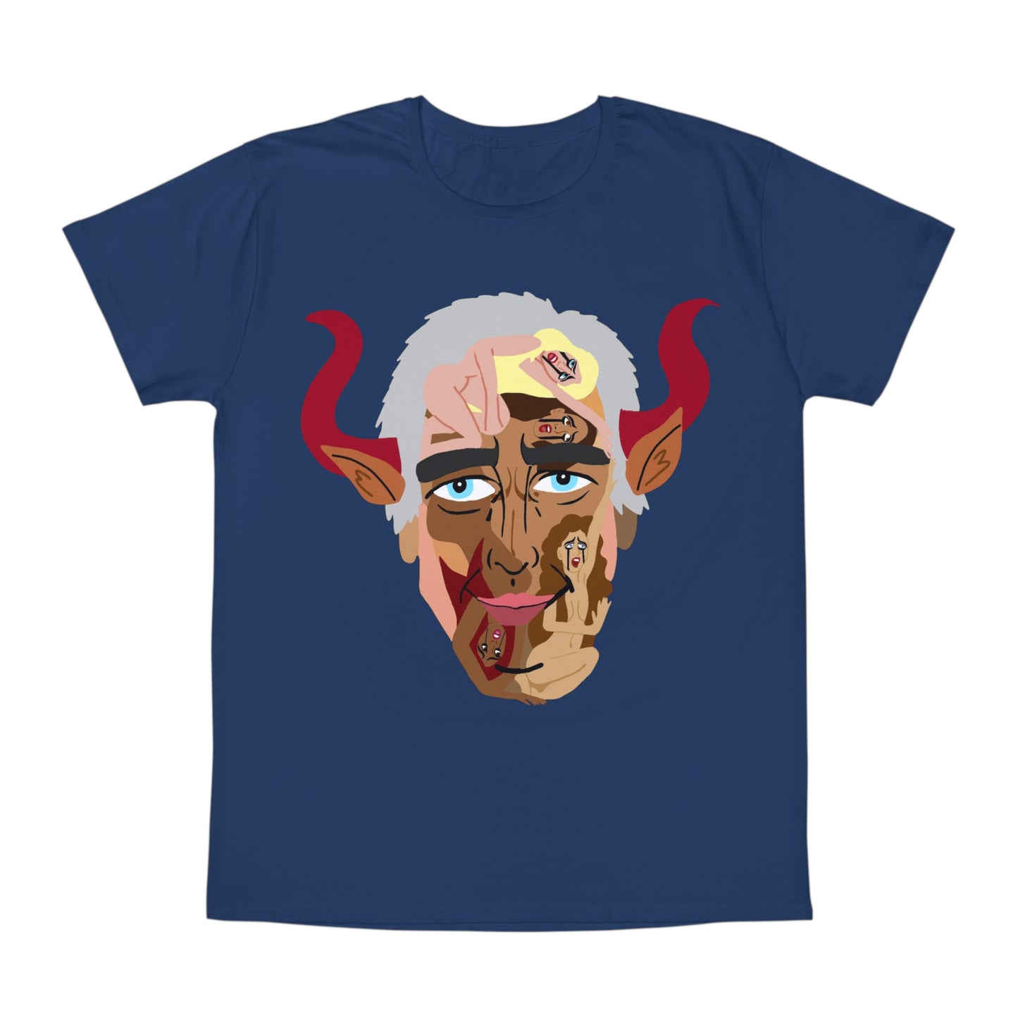 Iconic Devil Face T‑Shirt — Epstein