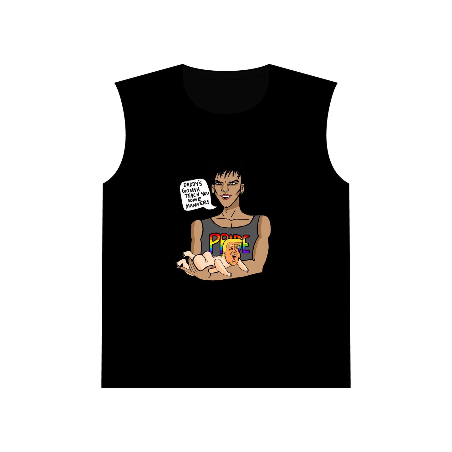 Muscle Tank — 'Protect the Future' Graphic Tank Top