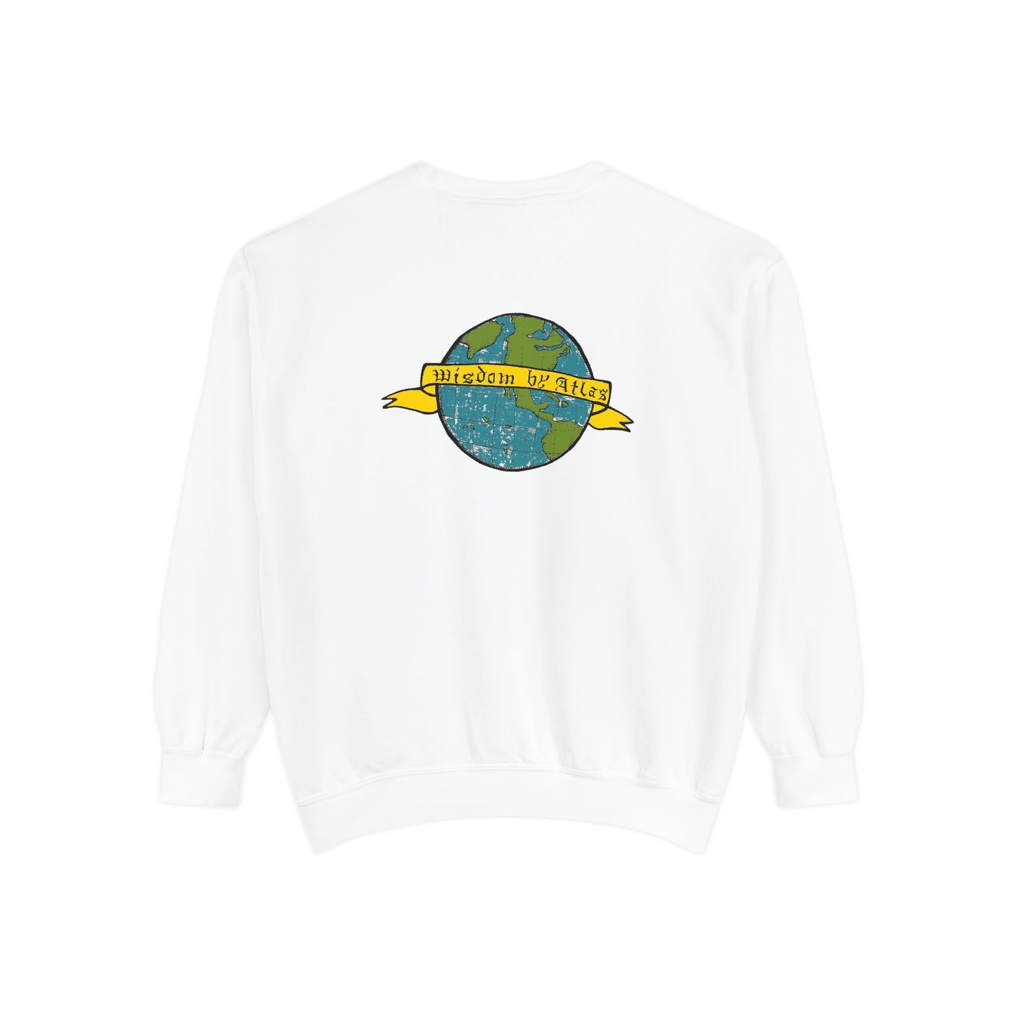 Pinocchio Trump Face Sweatshirt — 'Fixing the Planet' Earth Graphic Pullover