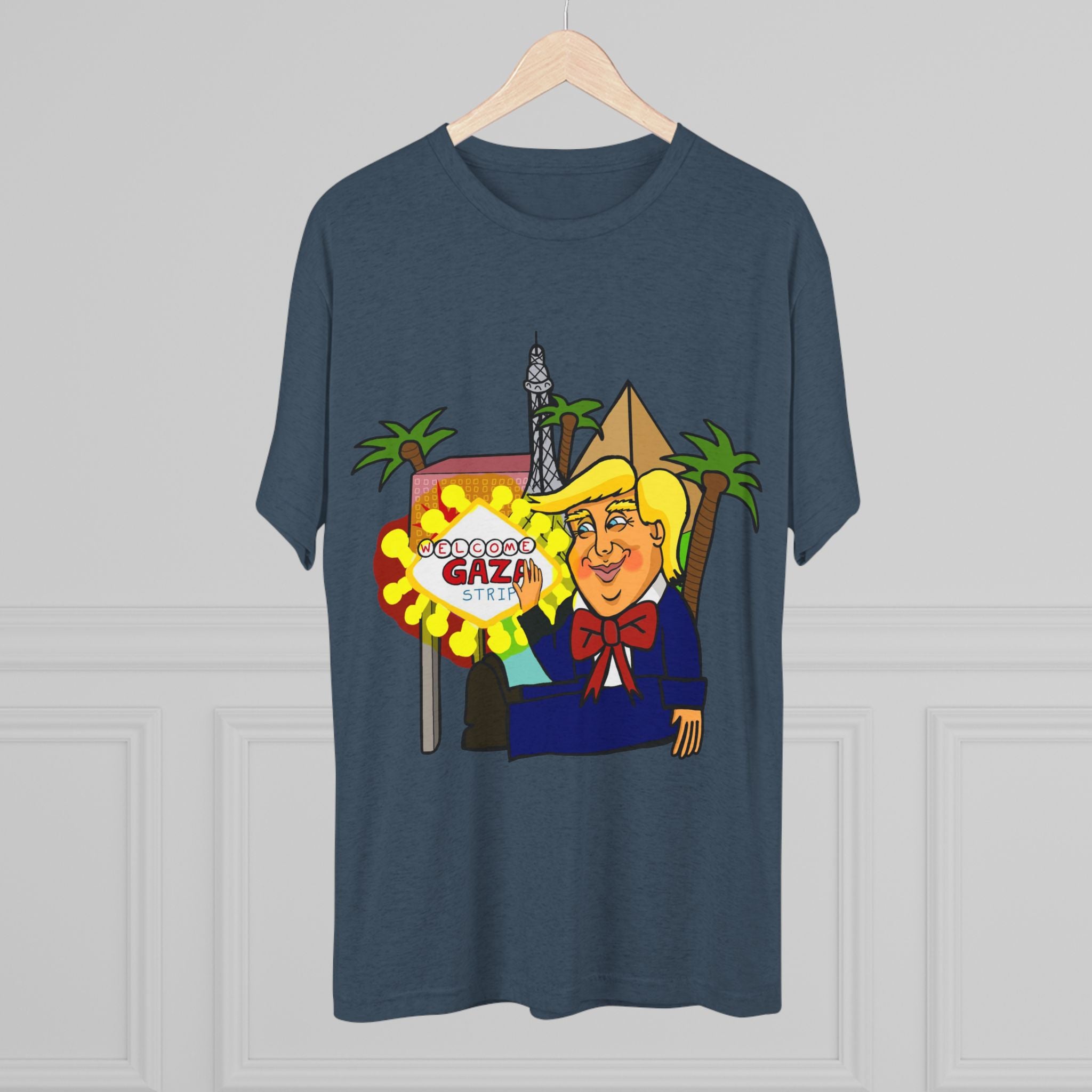 Funny Trump Vegas Parody T-Shirt – "Wisdom by All" Graphic Tee