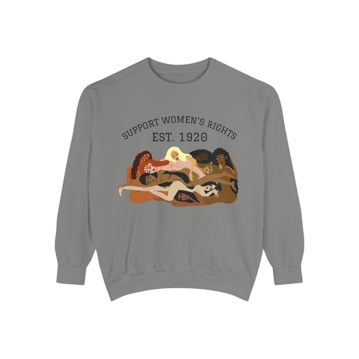 Support Women’s Rights Sweatshirt — Est. 1920 Feminist Crewneck