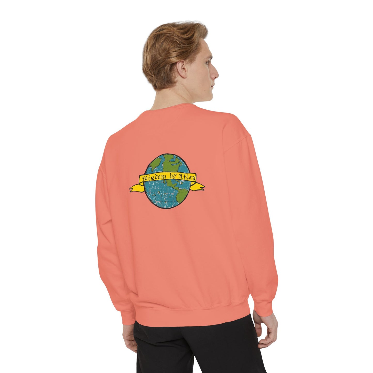 Pinocchio Trump Face Sweatshirt — 'Fixing the Planet' Earth Graphic Pullover