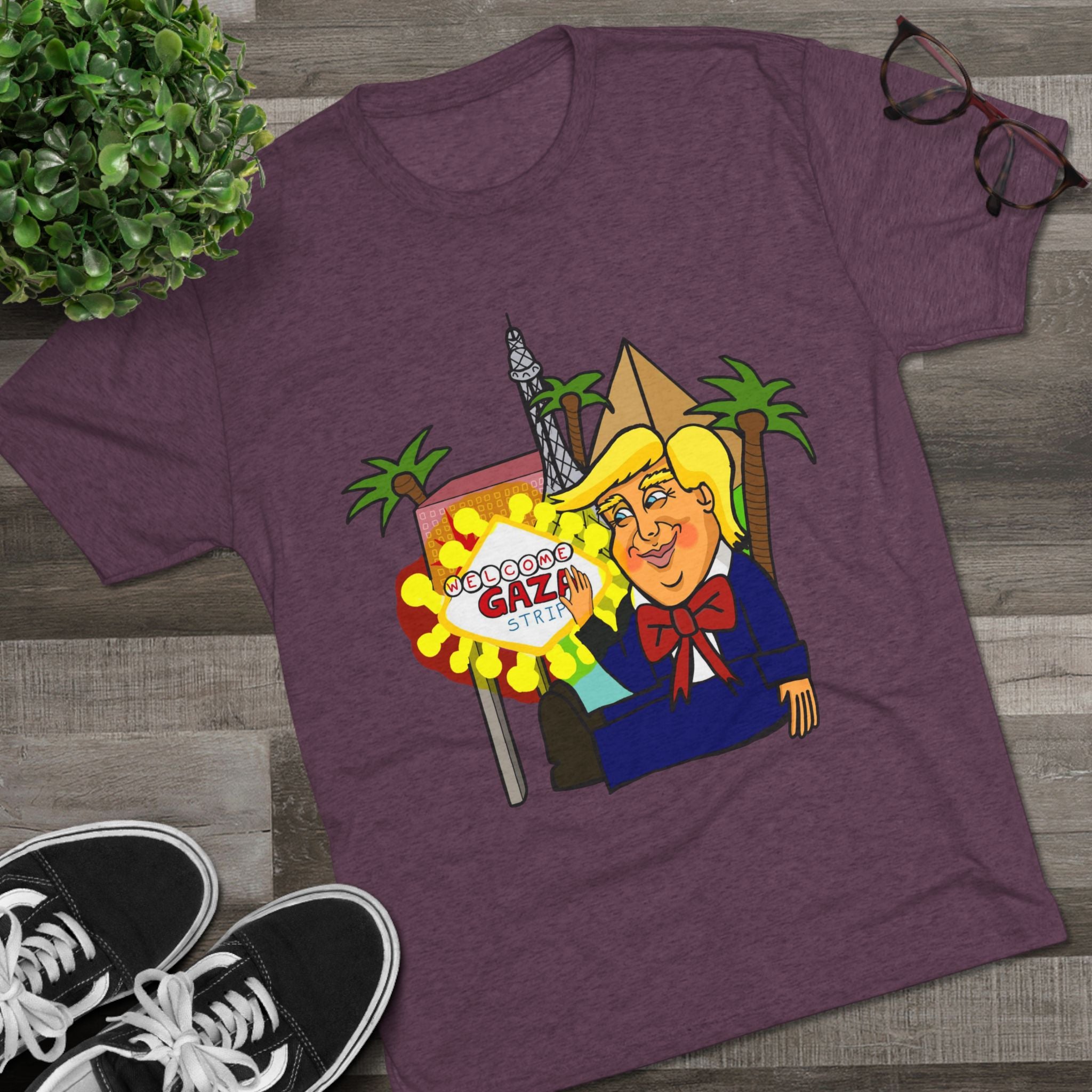 Funny Trump Vegas Parody T-Shirt – "Wisdom by All" Graphic Tee