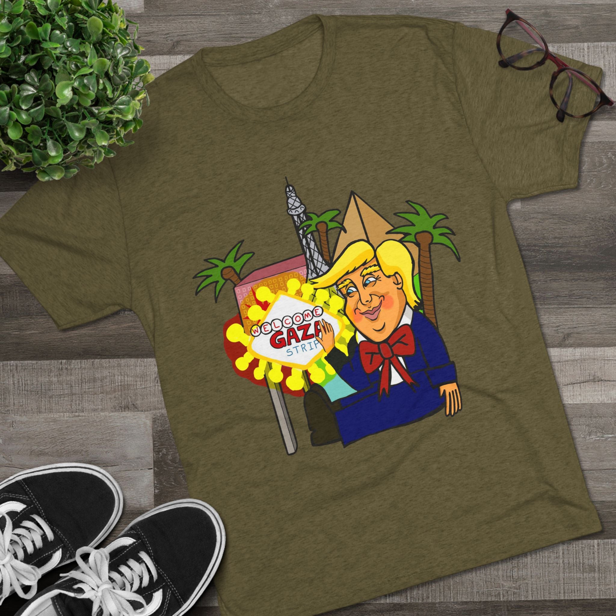 Funny Trump Vegas Parody T-Shirt – "Wisdom by All" Graphic Tee