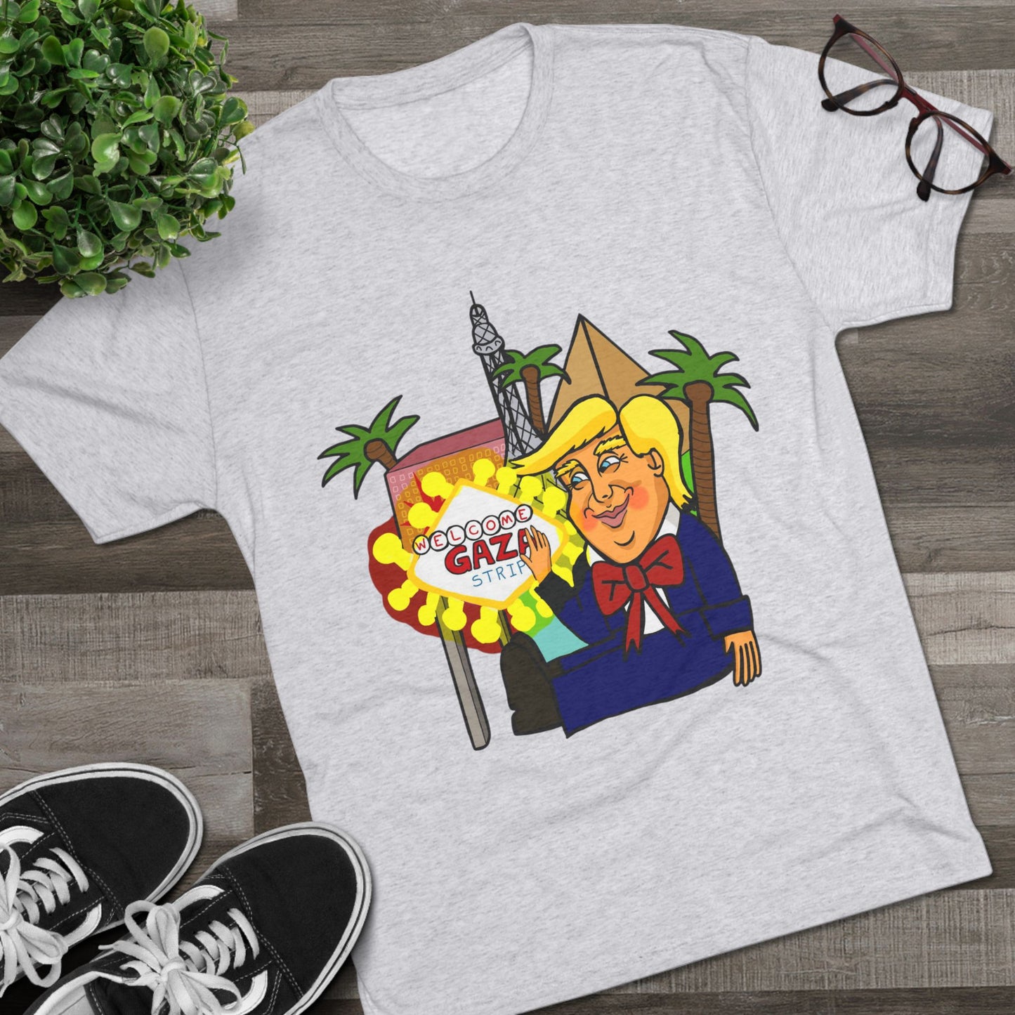 Funny Trump Vegas Parody T-Shirt – "Wisdom by All" Graphic Tee
