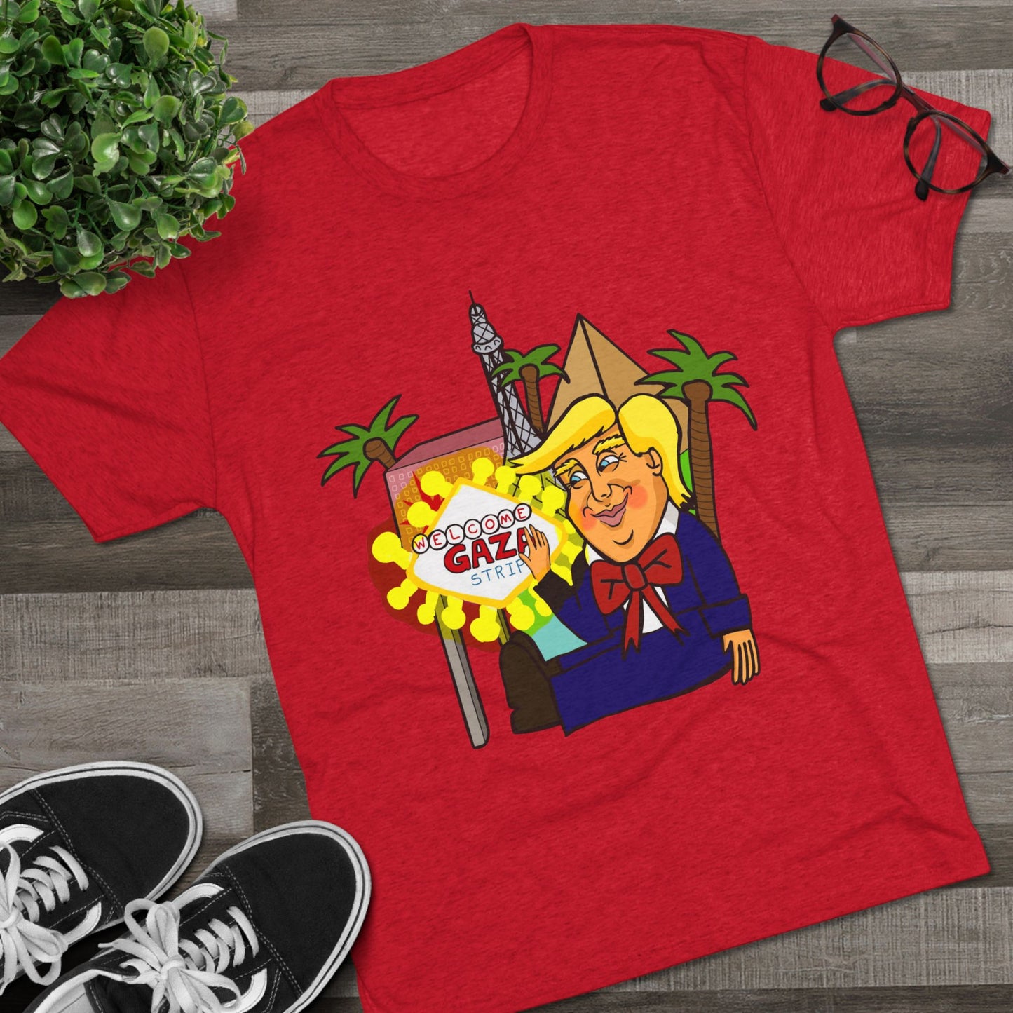 Funny Trump Vegas Parody T-Shirt – "Wisdom by All" Graphic Tee