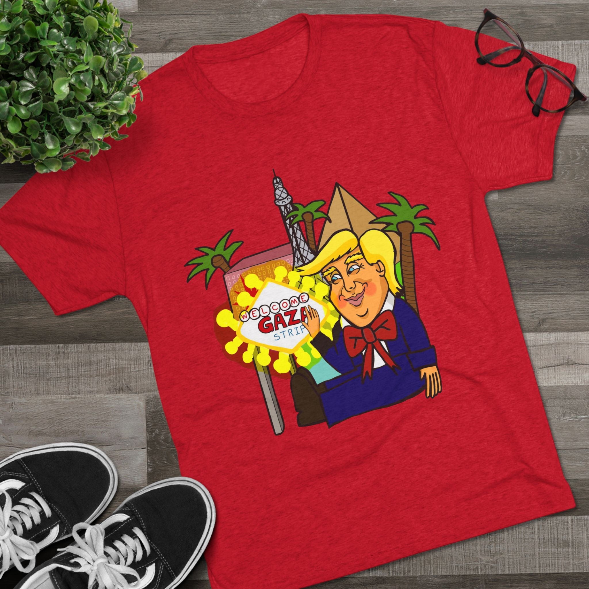 Funny Trump Vegas Parody T-Shirt – "Wisdom by All" Graphic Tee