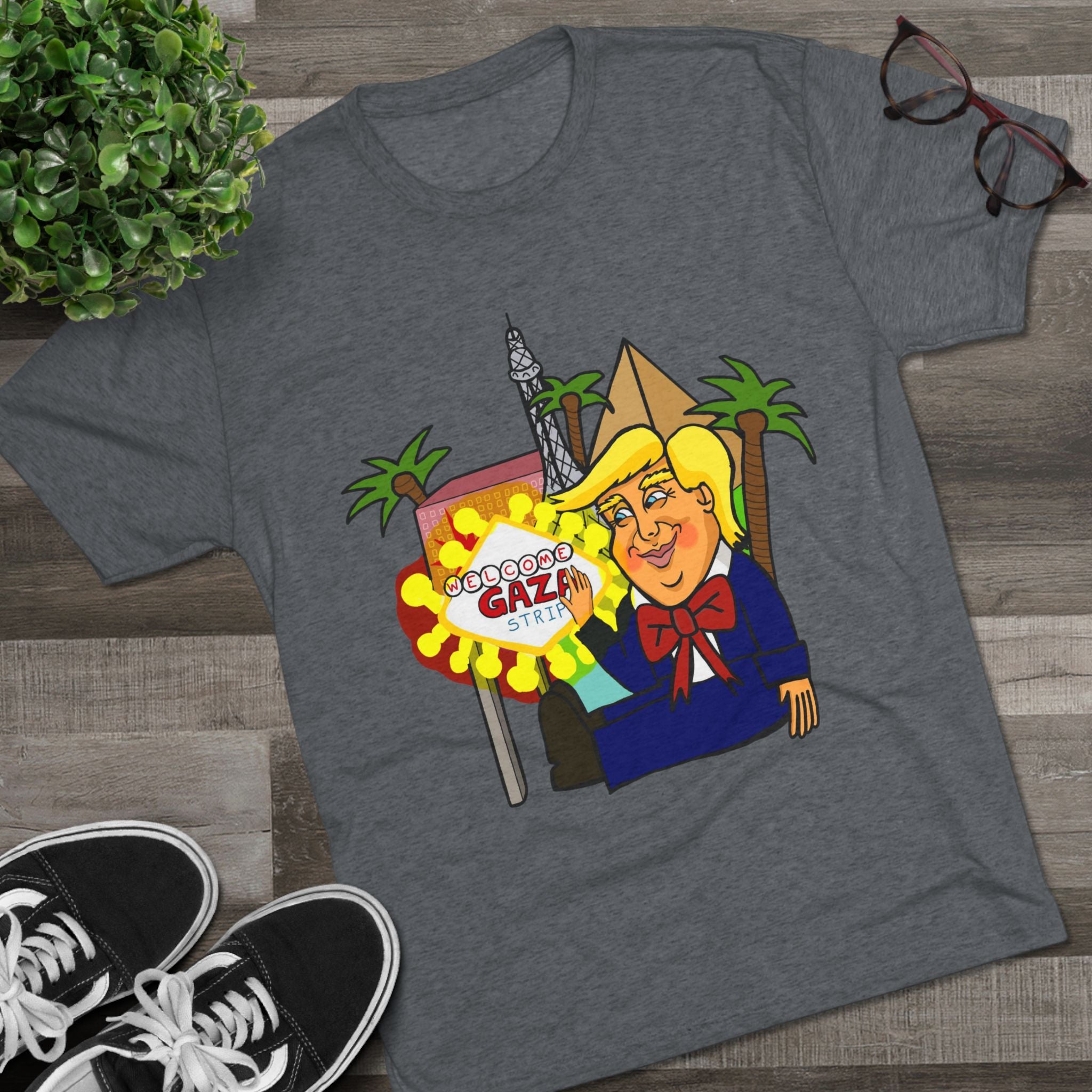 Funny Trump Vegas Parody T-Shirt – "Wisdom by All" Graphic Tee