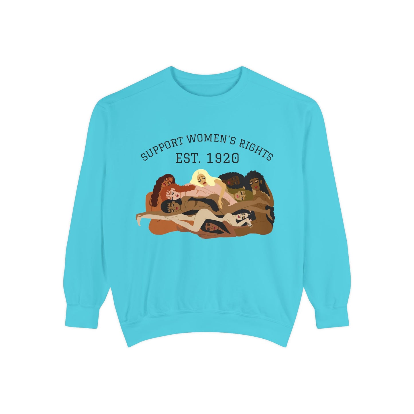 Support Women’s Rights Sweatshirt — Est. 1920 Feminist Crewneck
