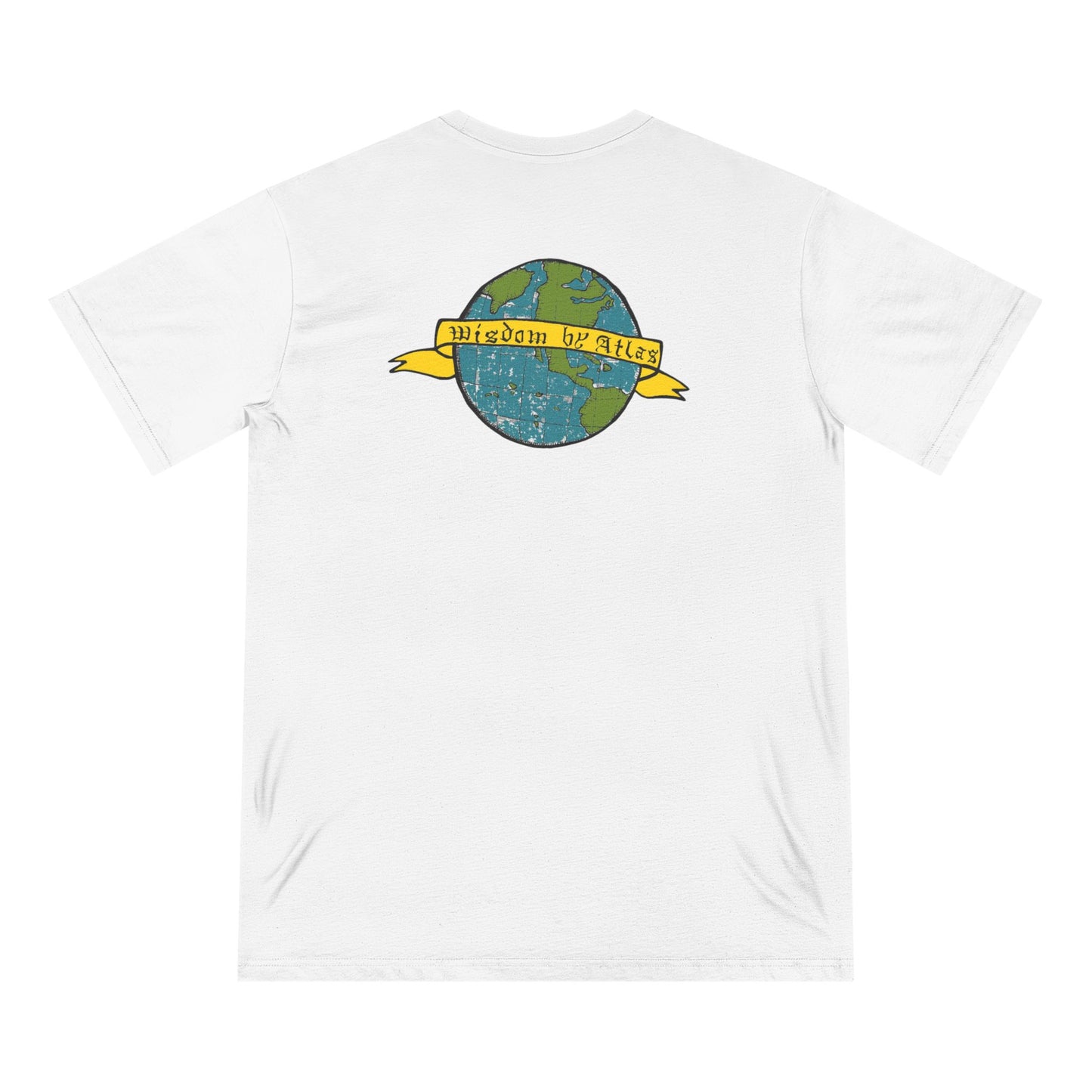 Organic Staple T-Shirt — Earth Love Graphic Tee with Rainbow & 'We're In It' Back Print