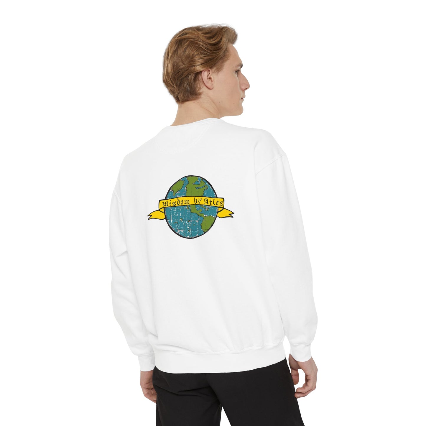Pinocchio Trump Face Sweatshirt — 'Fixing the Planet' Earth Graphic Pullover