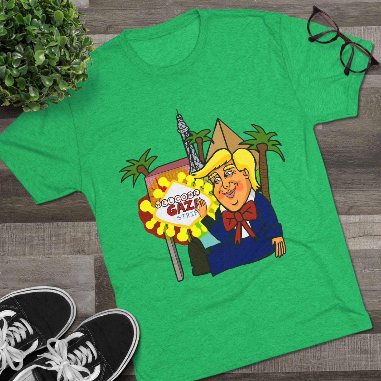 Funny Trump Vegas Parody T-Shirt – "Wisdom by All" Graphic Tee