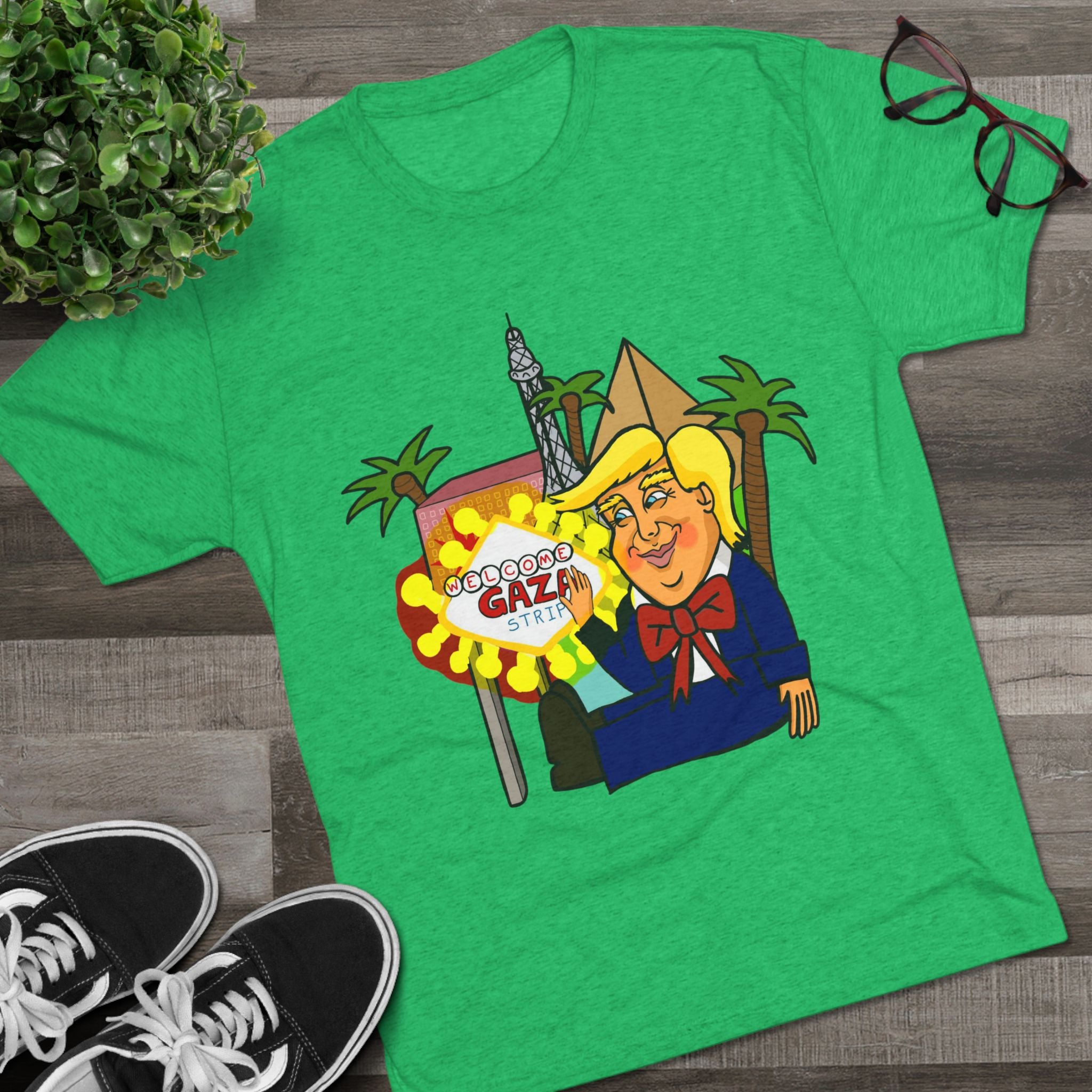 Funny Trump Vegas Parody T-Shirt – "Wisdom by All" Graphic Tee