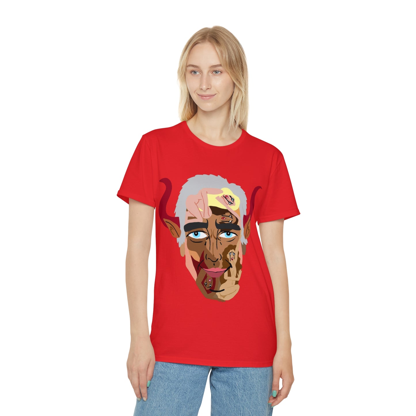 Iconic Devil Face T‑Shirt — Epstein