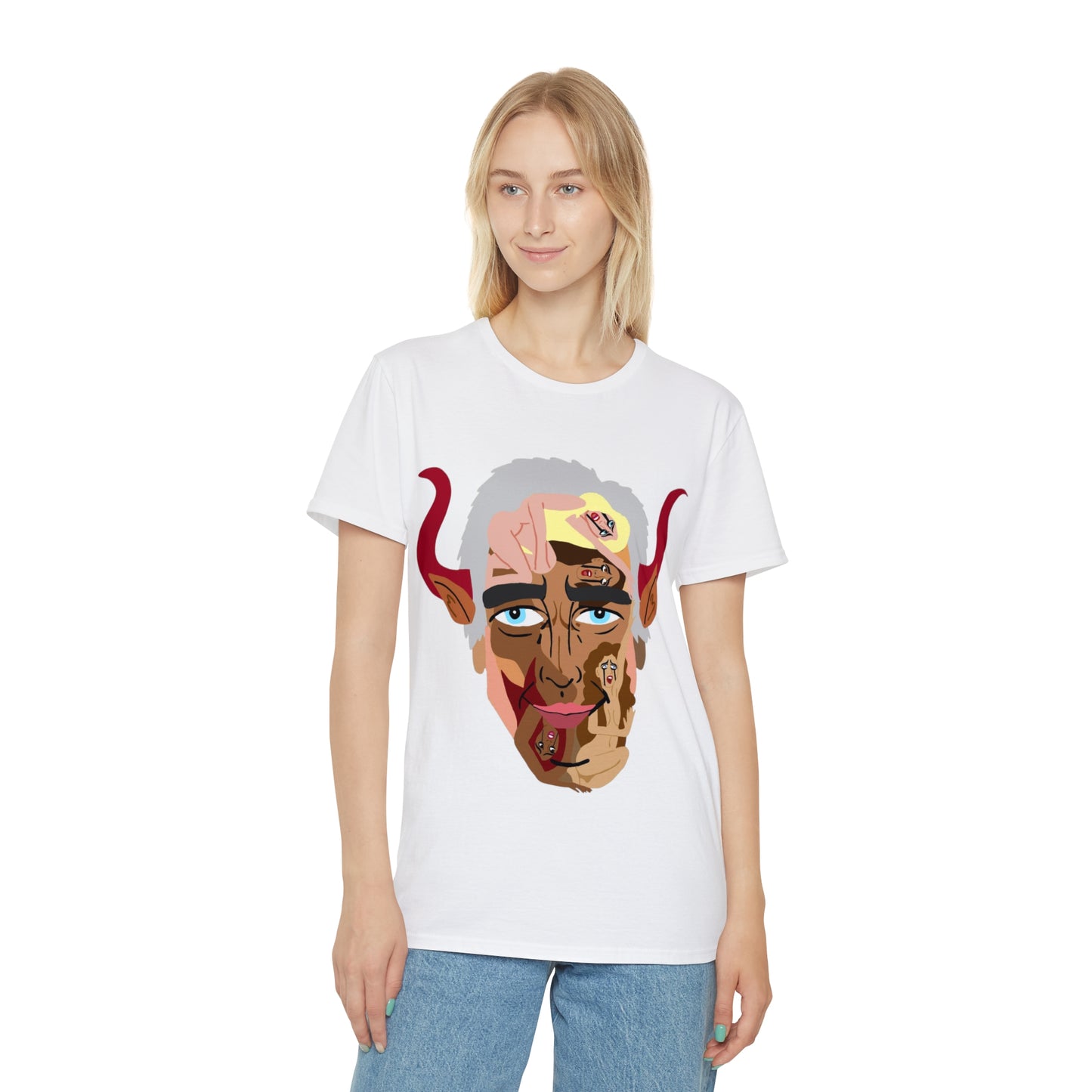 Iconic Devil Face T‑Shirt — Epstein