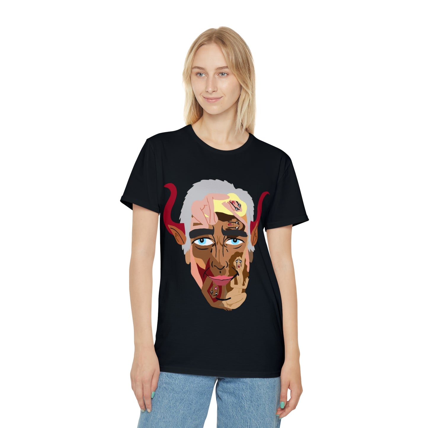Iconic Devil Face T‑Shirt — Epstein