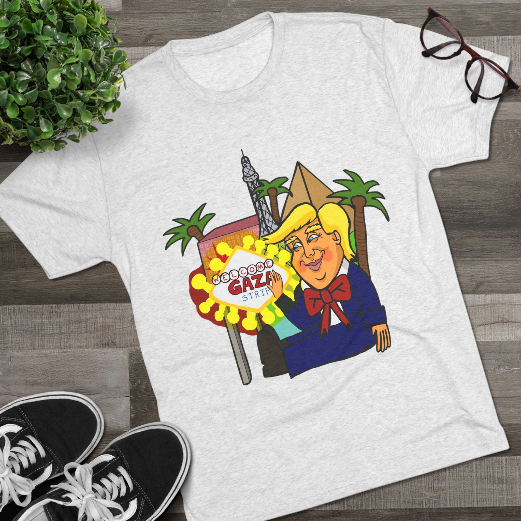 Funny Trump Vegas Parody T-Shirt – "Wisdom by All" Graphic Tee