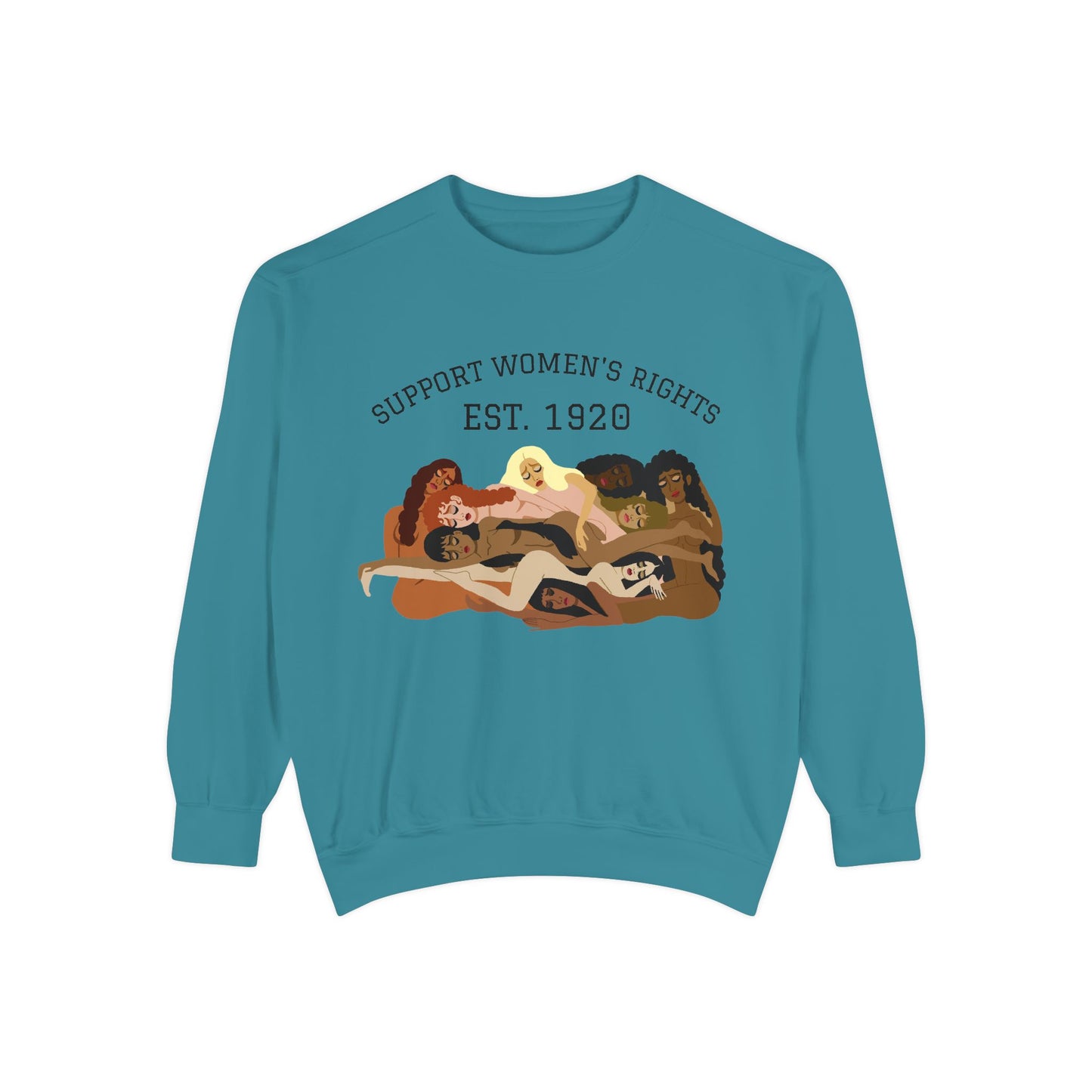 Support Women’s Rights Sweatshirt — Est. 1920 Feminist Crewneck