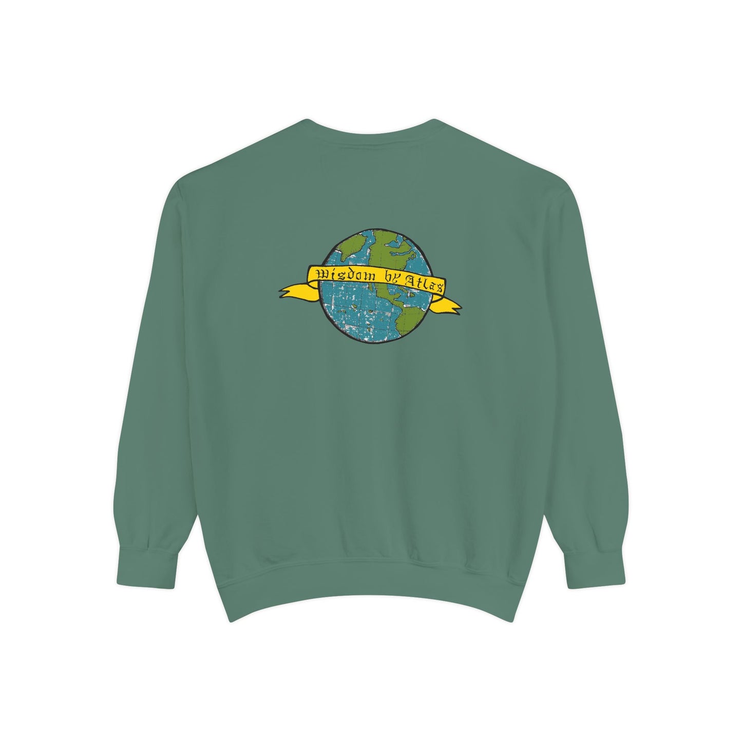 Pinocchio Trump Face Sweatshirt — 'Fixing the Planet' Earth Graphic Pullover