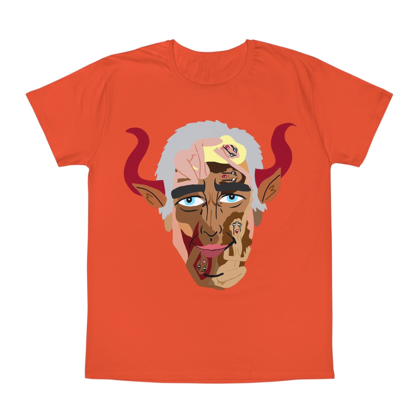Iconic Devil Face T‑Shirt — Epstein