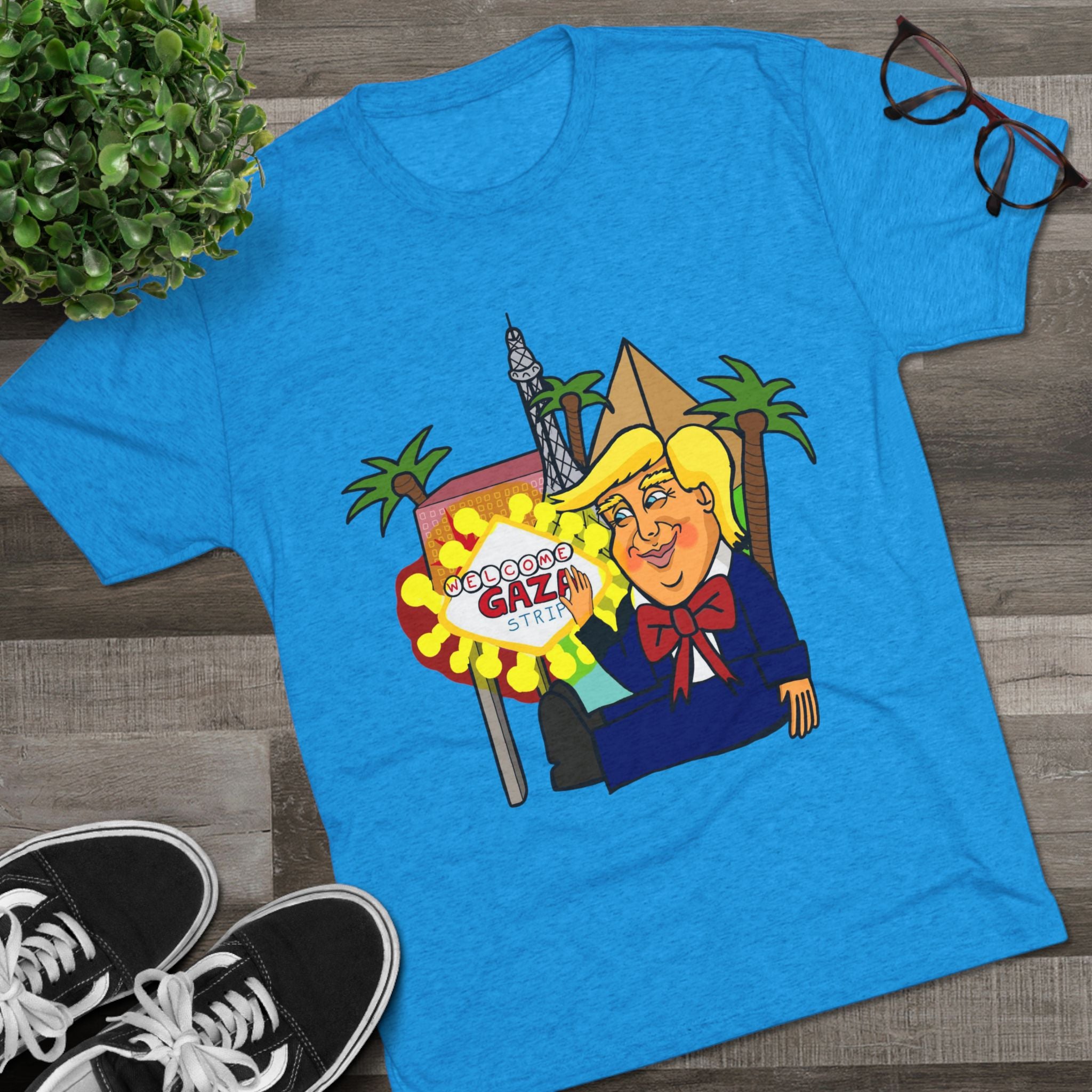 Funny Trump Vegas Parody T-Shirt – "Wisdom by All" Graphic Tee