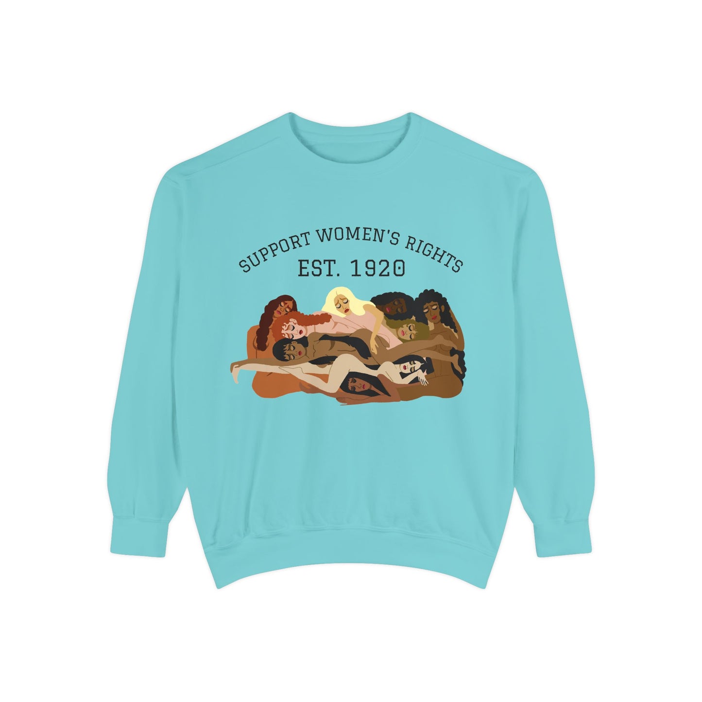 Support Women’s Rights Sweatshirt — Est. 1920 Feminist Crewneck