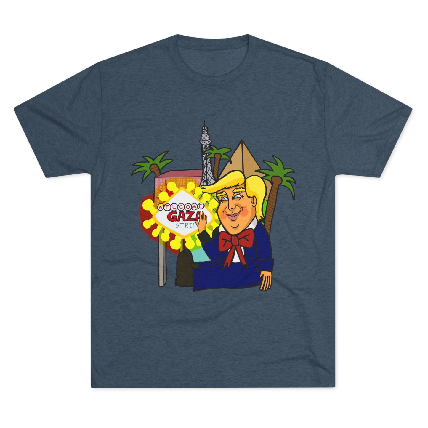 Funny Trump Vegas Parody T-Shirt – "Wisdom by All" Graphic Tee