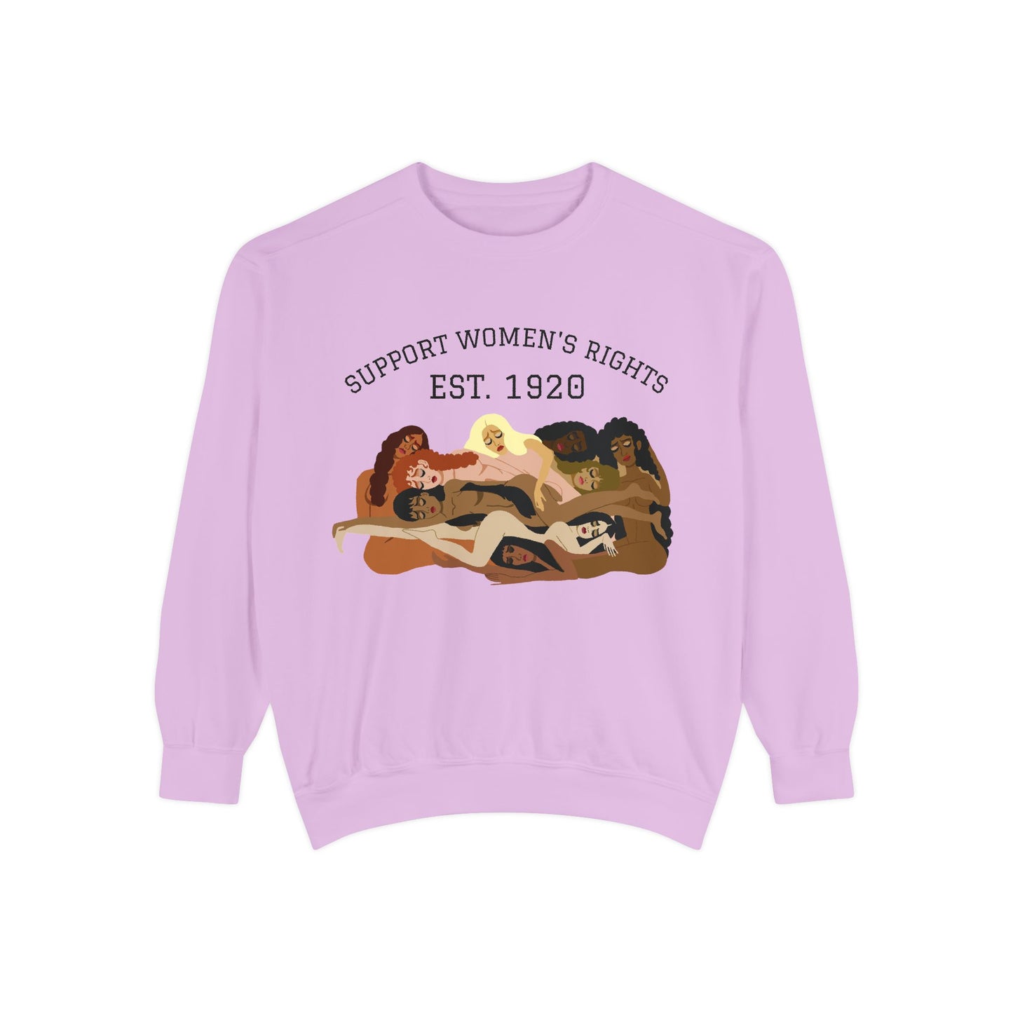 Support Women’s Rights Sweatshirt — Est. 1920 Feminist Crewneck