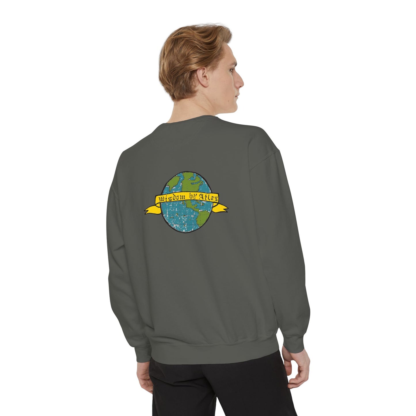 Pinocchio Trump Face Sweatshirt — 'Fixing the Planet' Earth Graphic Pullover