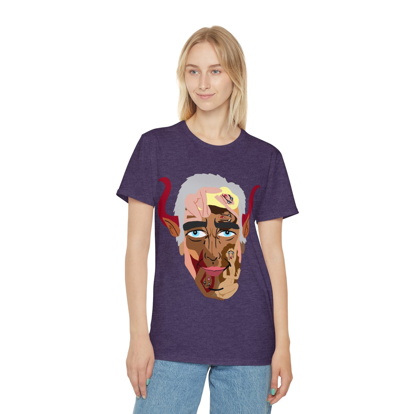 Iconic Devil Face T‑Shirt — Epstein