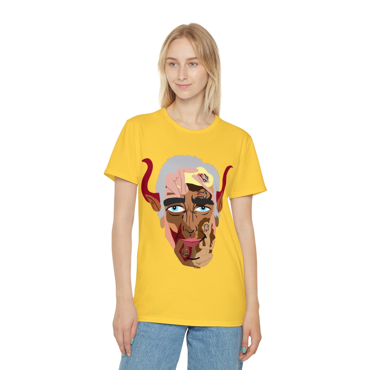 Iconic Devil Face T‑Shirt — Epstein
