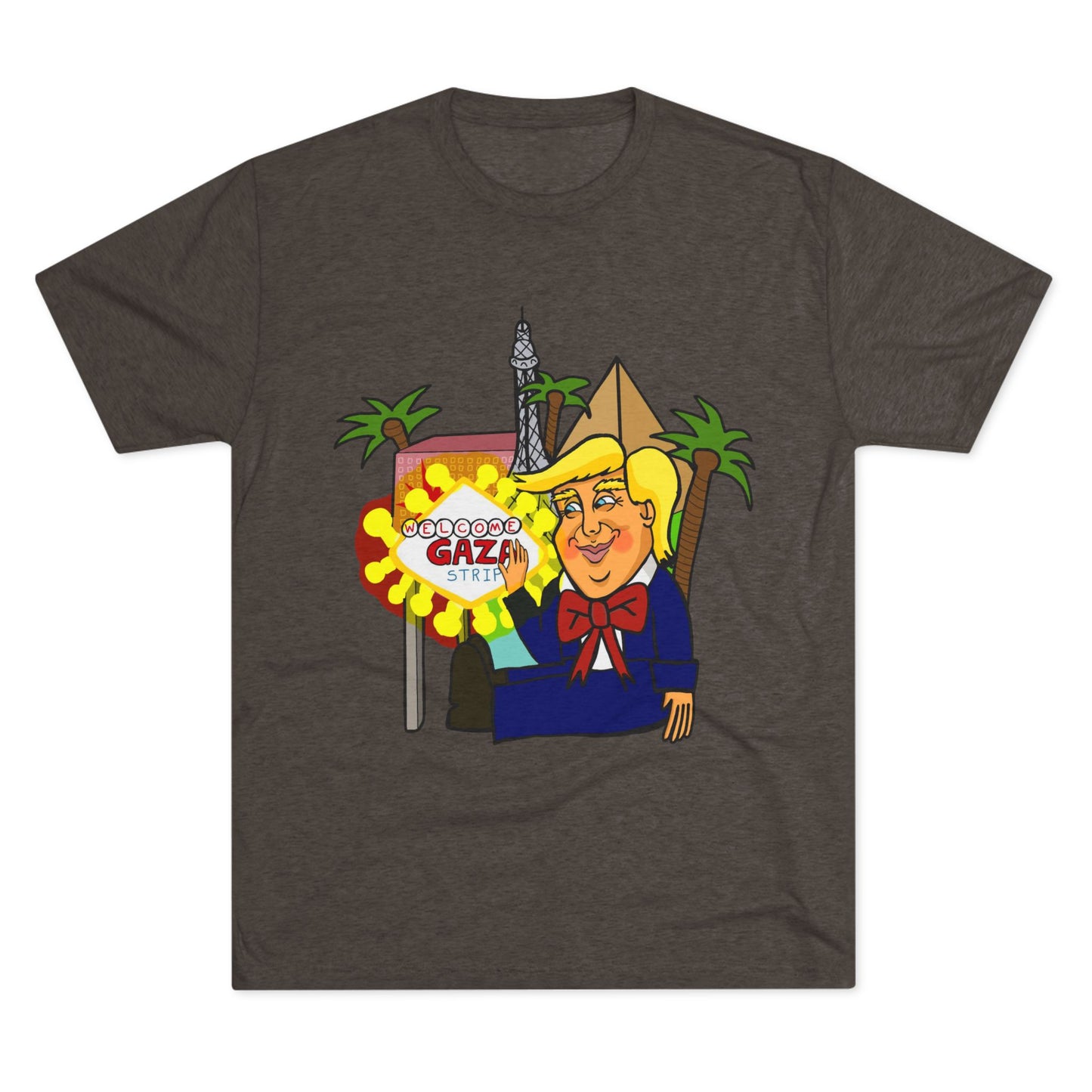 Funny Trump Vegas Parody T-Shirt – "Wisdom by All" Graphic Tee