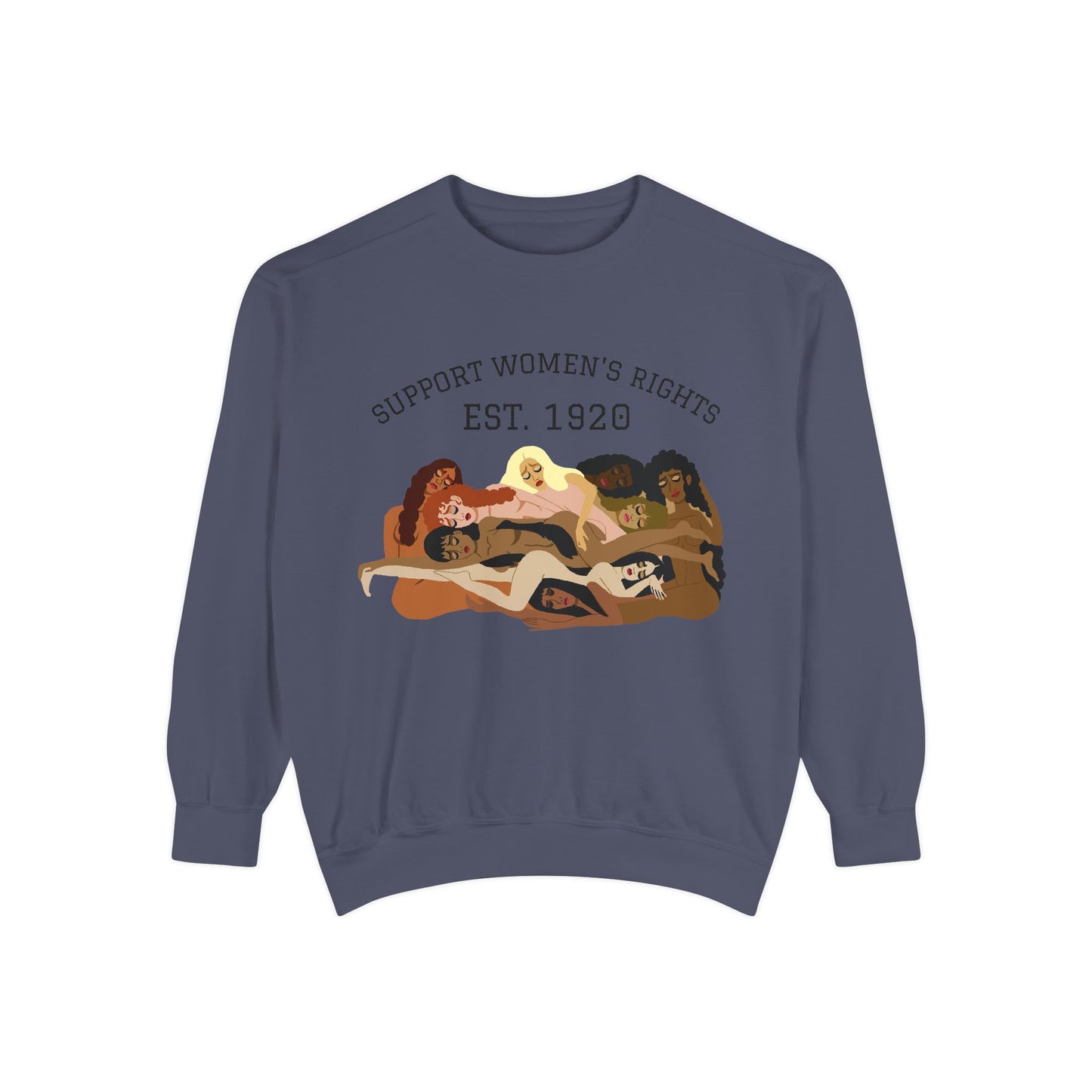 Support Women’s Rights Sweatshirt — Est. 1920 Feminist Crewneck