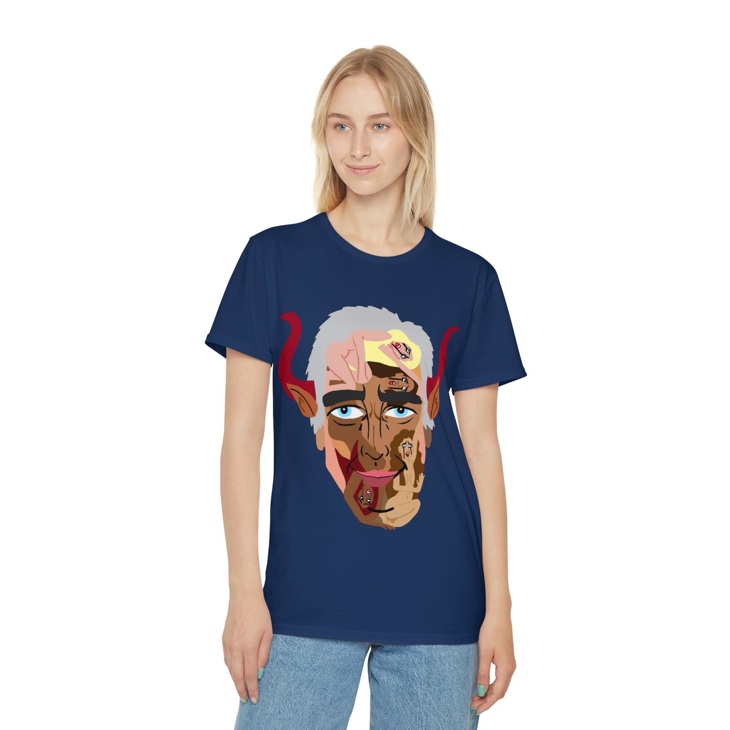 Iconic Devil Face T‑Shirt — Epstein