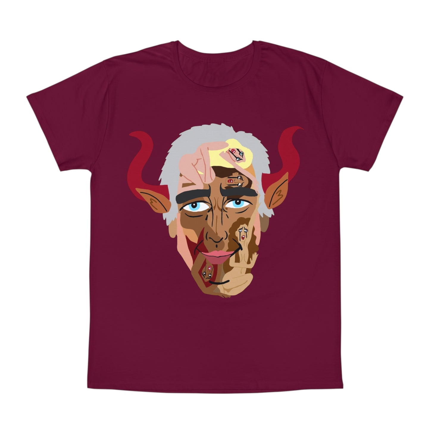 Iconic Devil Face T‑Shirt — Epstein