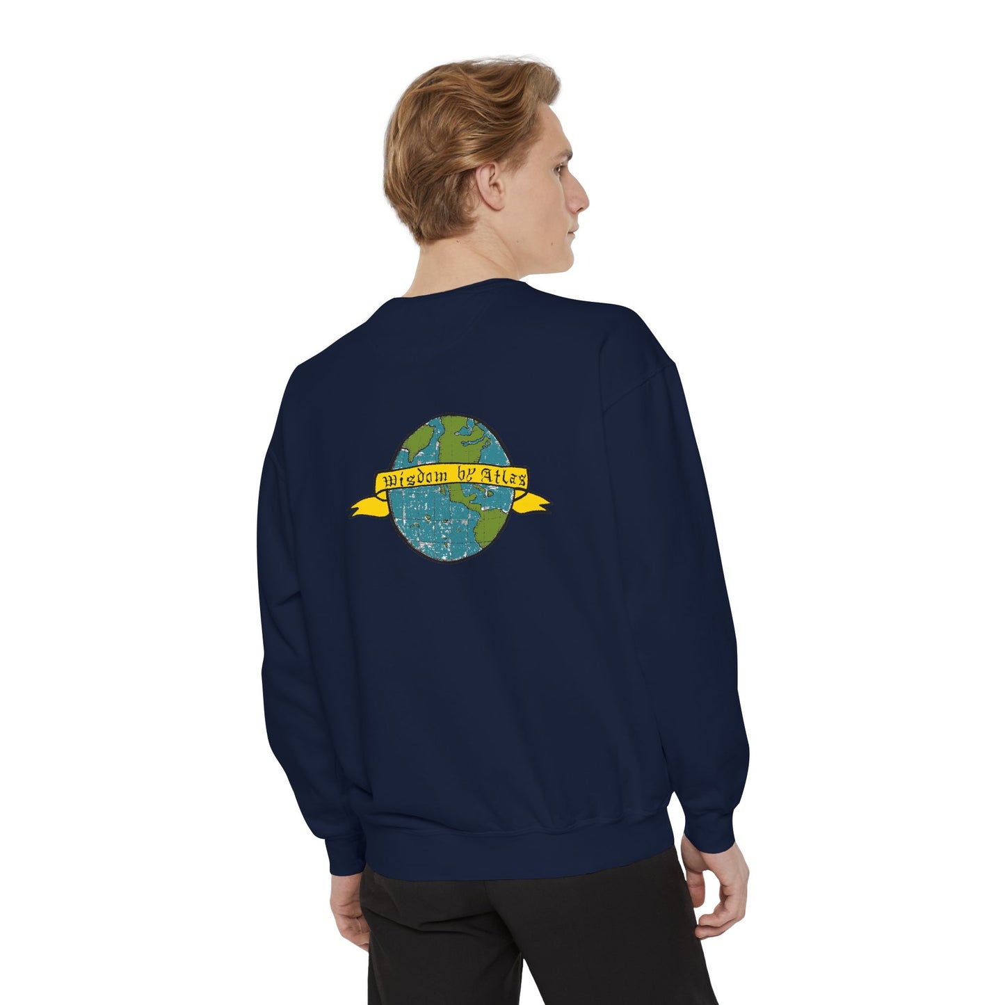 Pinocchio Trump Face Sweatshirt — 'Fixing the Planet' Earth Graphic Pullover