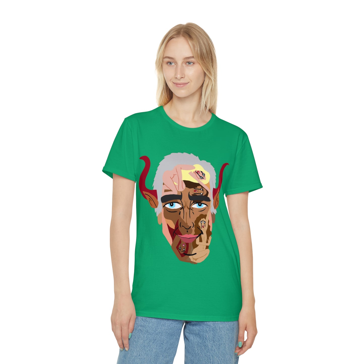 Iconic Devil Face T‑Shirt — Epstein