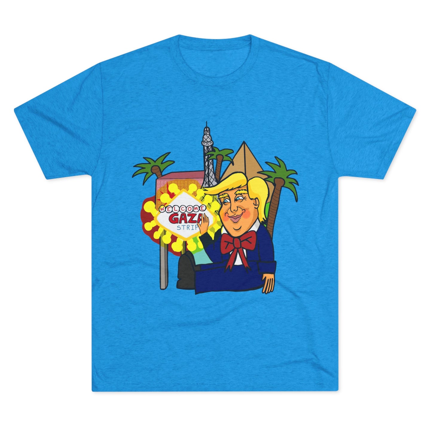 Funny Trump Vegas Parody T-Shirt – "Wisdom by All" Graphic Tee