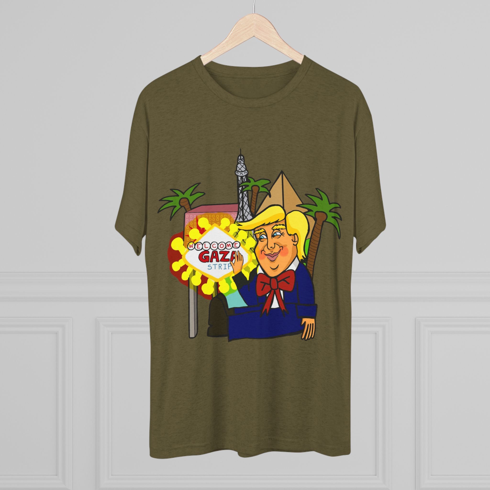 Funny Trump Vegas Parody T-Shirt – "Wisdom by All" Graphic Tee