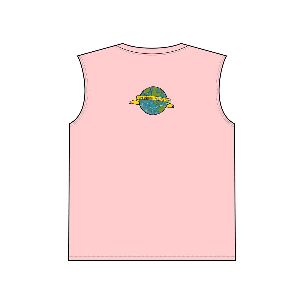 Colorful Graphic Muscle Tank, Unisex Sleeveless Shirt, Summer Apparel, Trendy Gym Wear, Casual Fashion Top, Gift for Him/Her