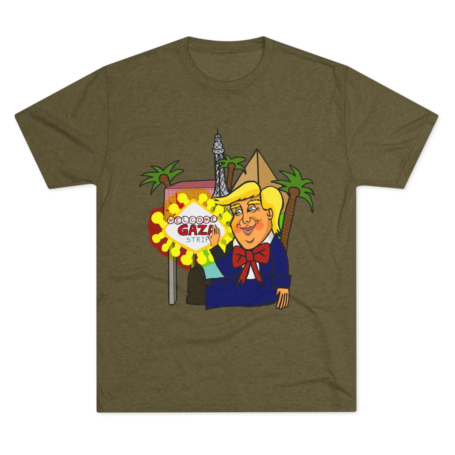 Funny Trump Vegas Parody T-Shirt – "Wisdom by All" Graphic Tee