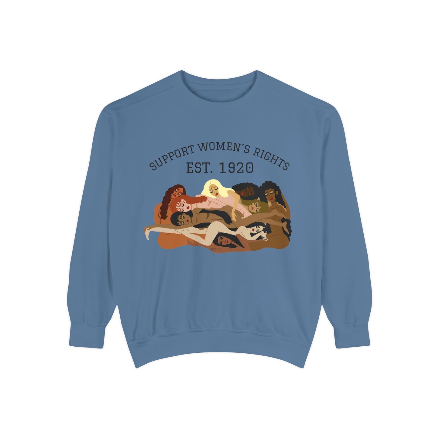 Support Women’s Rights Sweatshirt — Est. 1920 Feminist Crewneck