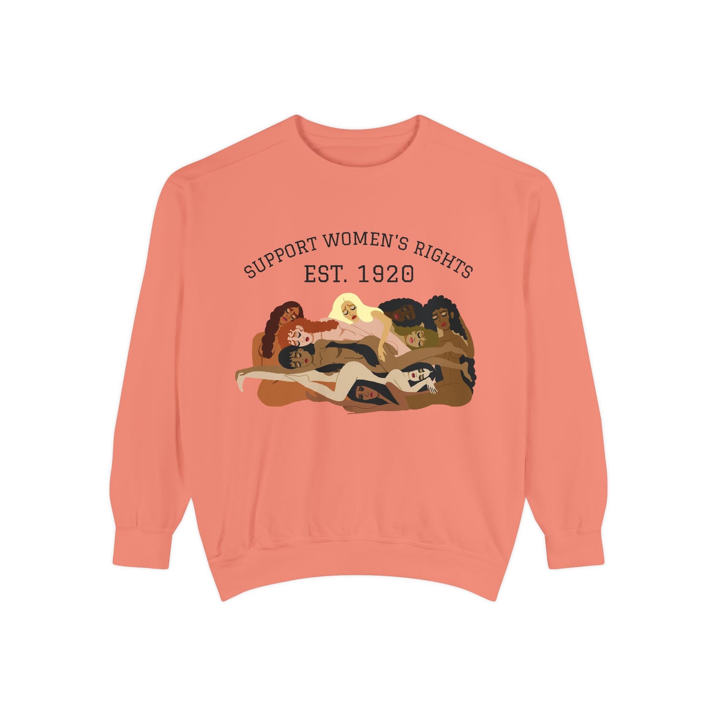 Support Women’s Rights Sweatshirt — Est. 1920 Feminist Crewneck