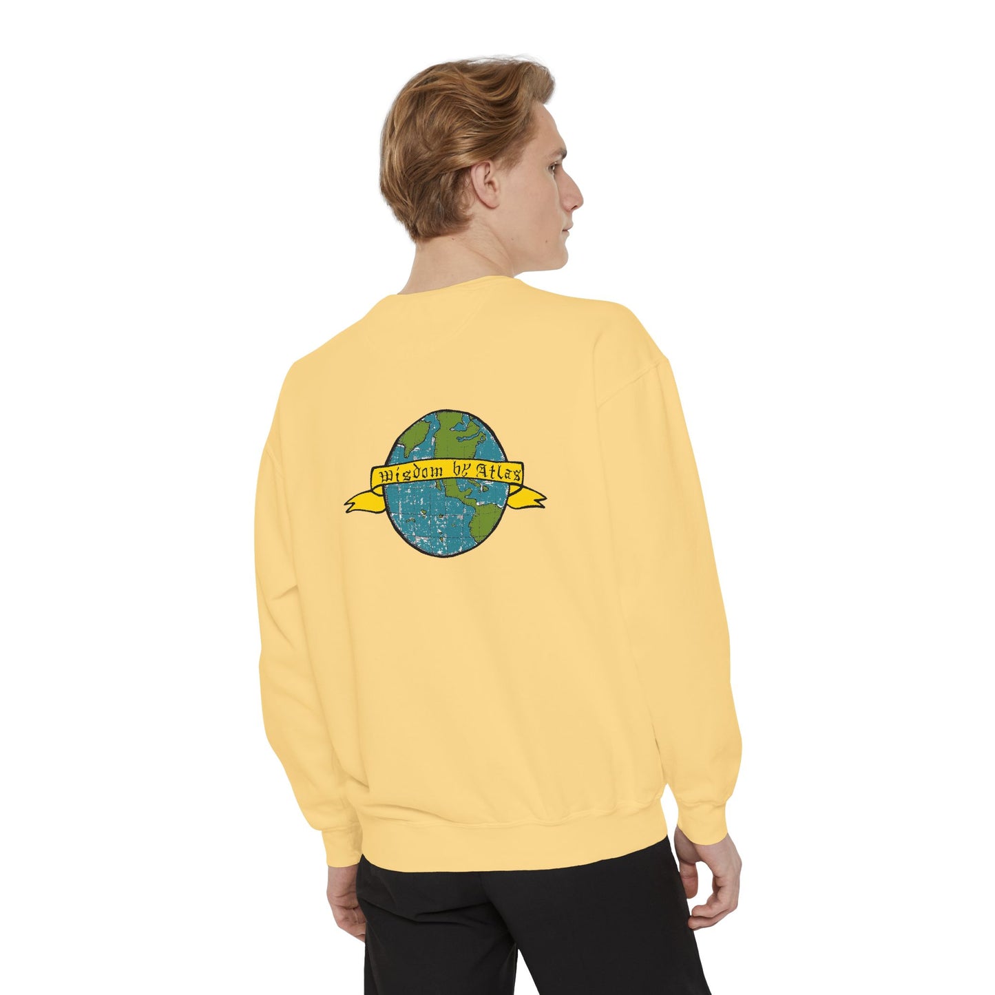 Pinocchio Trump Face Sweatshirt — 'Fixing the Planet' Earth Graphic Pullover