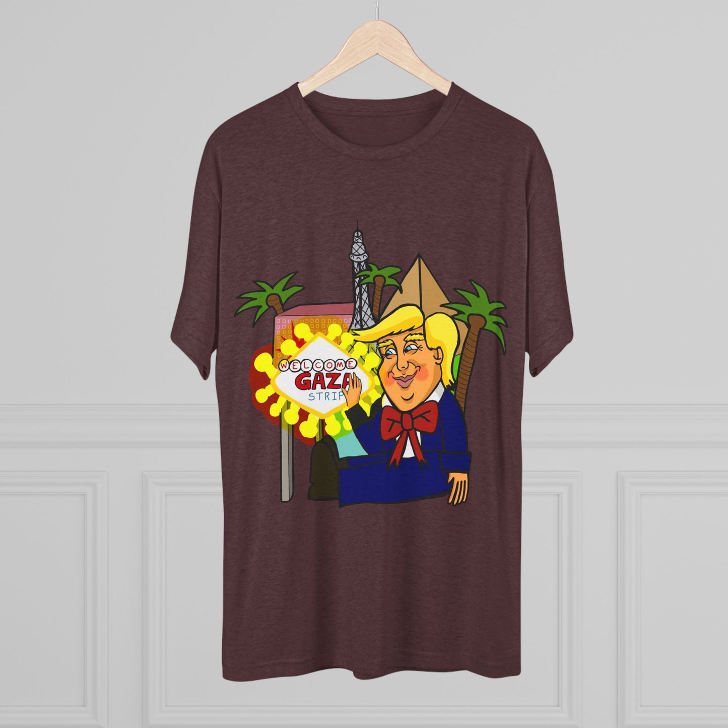 Funny Trump Vegas Parody T-Shirt – "Wisdom by All" Graphic Tee