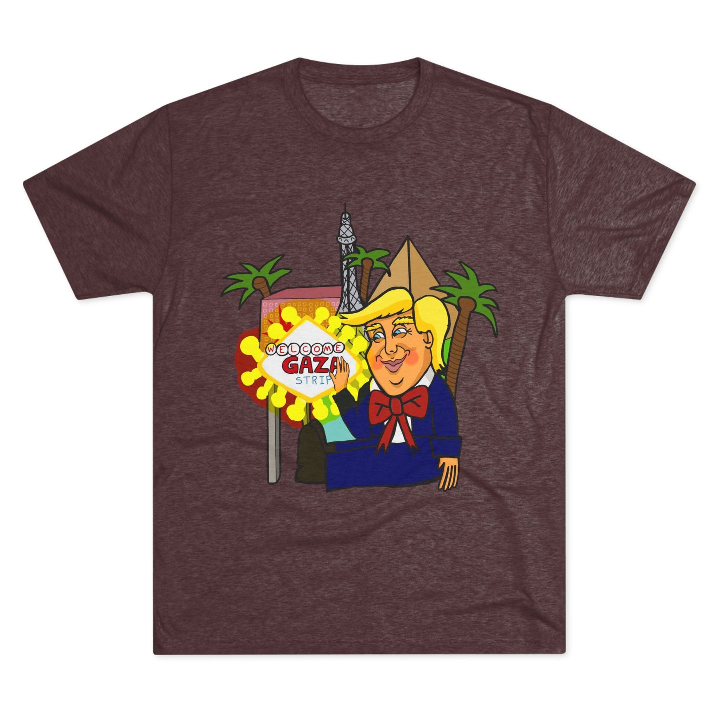 Funny Trump Vegas Parody T-Shirt – "Wisdom by All" Graphic Tee
