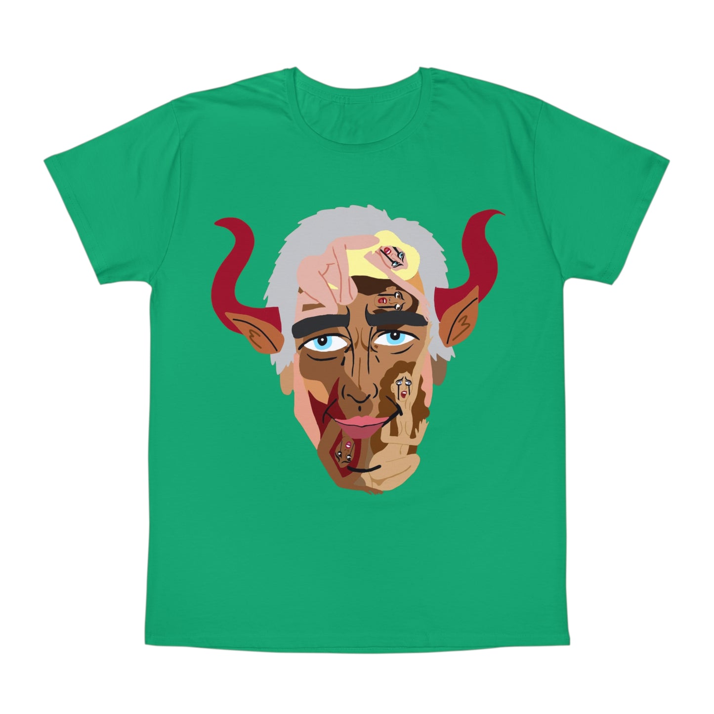 Iconic Devil Face T‑Shirt — Epstein