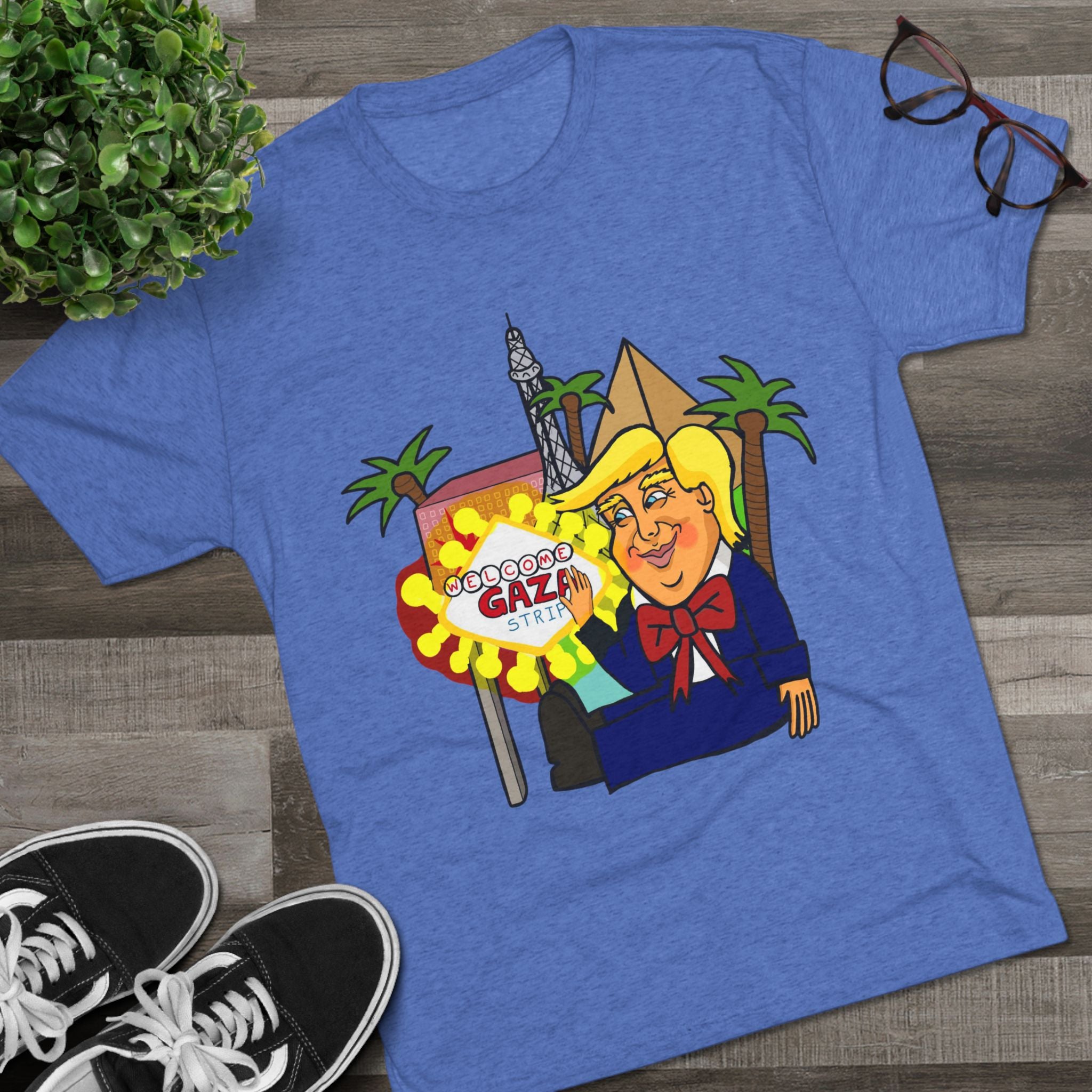 Funny Trump Vegas Parody T-Shirt – "Wisdom by All" Graphic Tee