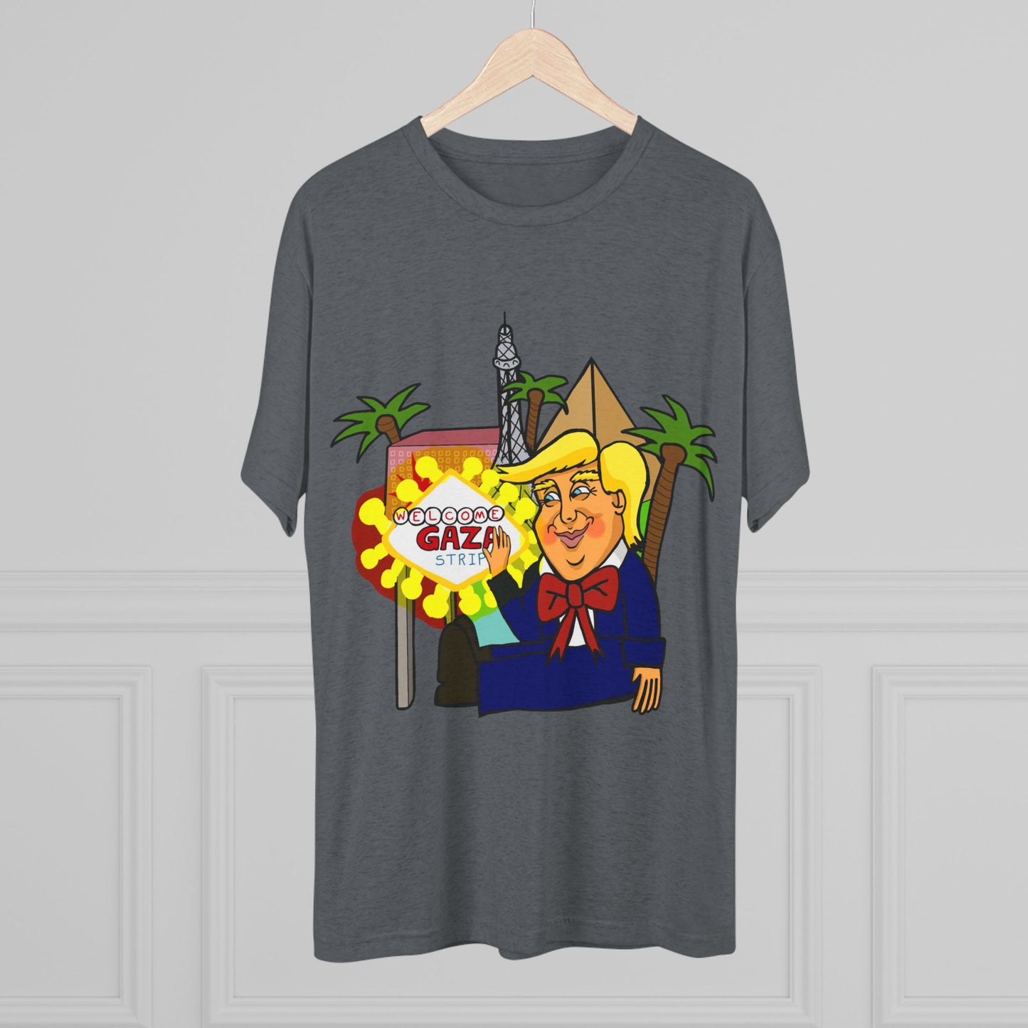 Funny Trump Vegas Parody T-Shirt – "Wisdom by All" Graphic Tee